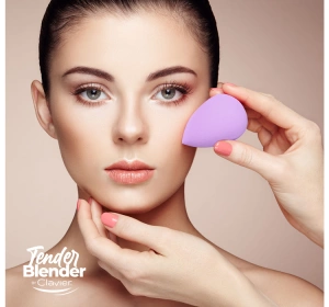 Clavier Tender Blender супер мягкий спонж для макияжа Teardrop Purple