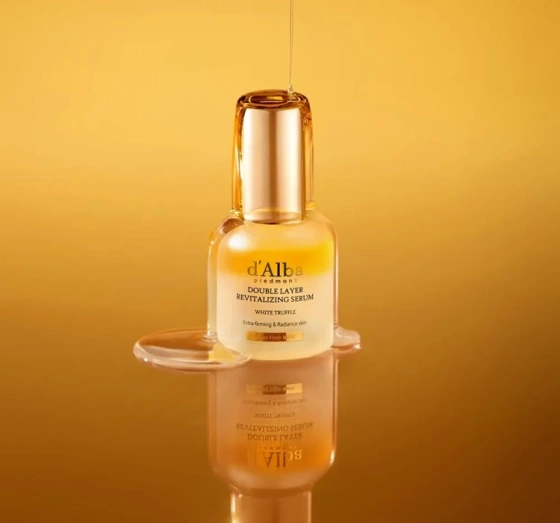 Натисніть на картинку, щоб її збільшити d'Alba White Truffle Double Layer відновлююча сироватка для обличчя 30 мл
