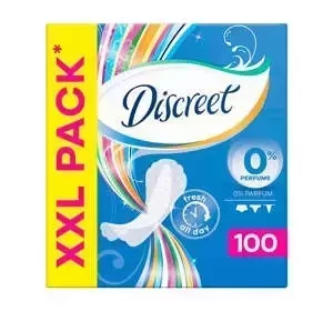 DISCREET 0% PERFUME MULTIFORM ГІГІЄНІЧНІ ПРОКЛАДКИ 100 ШТ