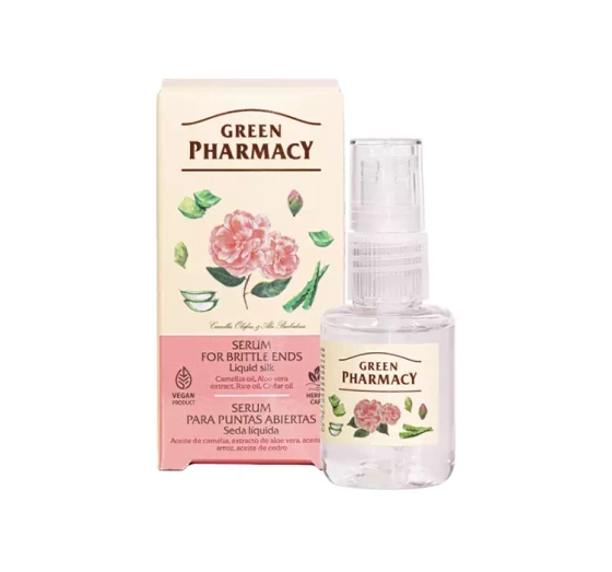 GREEN PHARMACY ЖИДКИЙ ШЕЛК СЫВОРОТКА ДЛЯ КОНЧИКОВ ВОЛОС