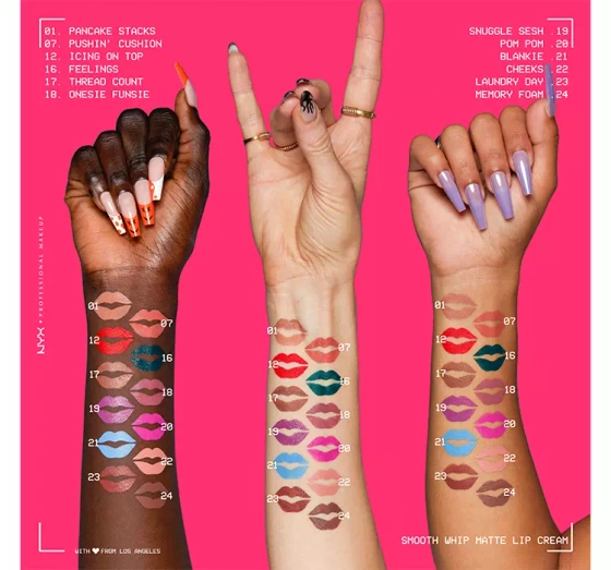 NYX PROFESSIONAL MAKEUP SMOOTH WHIP ЖИДКАЯ ПОМАДА 21 BLANKIE 4МЛ