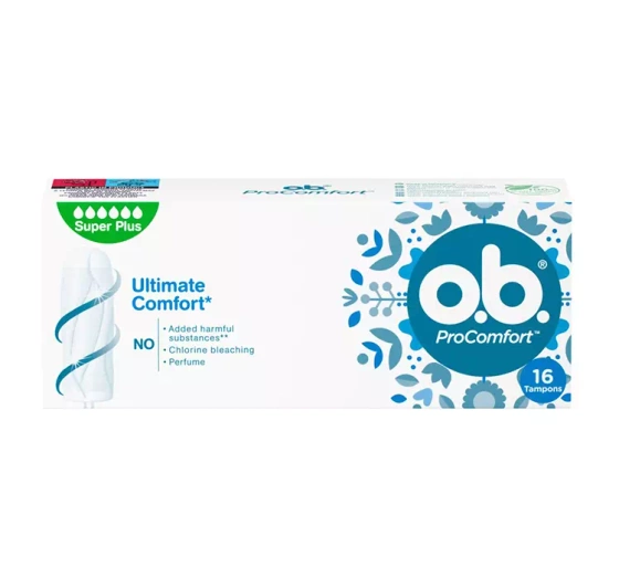O.B. ProComfort тампоны Super Plus 16шт