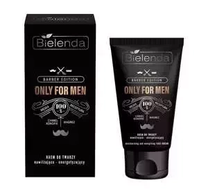 BIELENDA ONLY FOR MEN BARBER EDITION ЗВОЛОЖУЮЧО-ТОНІЗУЮЧИЙ КРЕМ ДЛЯ ОБЛИЧЧЯ 50МЛ