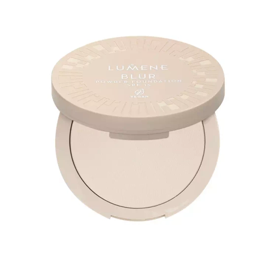 LUMENE BLUR POWDER FOUNDATION SPF15 ЗГЛАДЖУВАЛЬНИЙ ТОНАЛЬНИЙ ЗАСІБ У ФОРМІ ПУДРИ 1 10Г