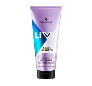 SCHWARZKOPF LIVE СЕРЕБРЯНЫЙ ШАМПУНЬ ДЛЯ ВОЛОС ЦВЕТА БЛОНД, ОСВЕТЛЕННЫХ И СЕДЫХ 200МЛ