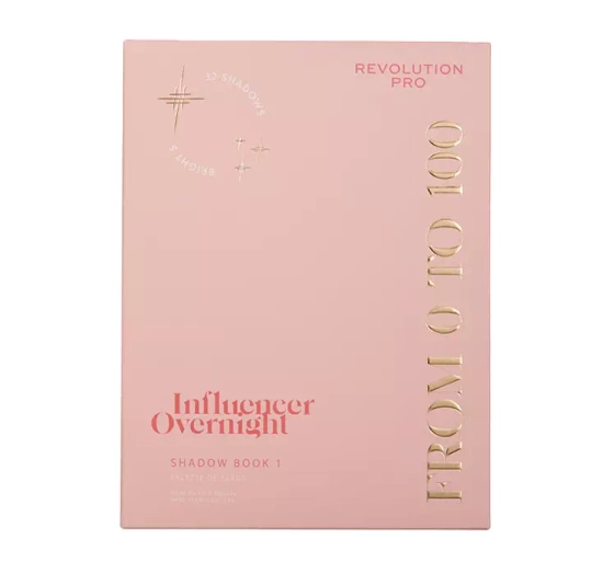 REVOLUTION PRO INFLUENCER OVERNIGHT ПАЛЕТКА ТІНЕЙ ДЛЯ ПОВІК BOOK 1 35,2Г