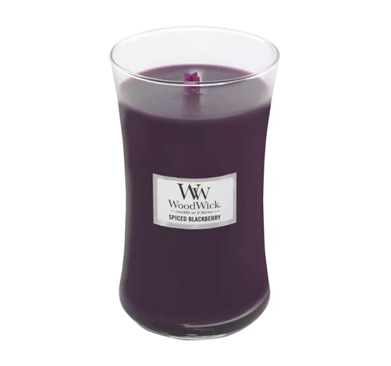 Нажмите на картинку, чтобы ее увеличить WOODWICK LARGE JAR CANDLE АРОМАТИЧЕСКАЯ СВЕЧА SPICED BLACKBERRY 610Г
