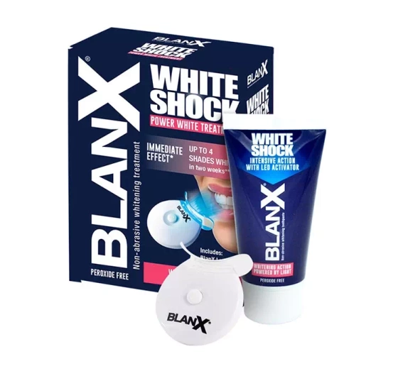 BLANX WHITE SHOCK POWER WHITE TREATMENT ПЕРЕДОВА СИСТЕМА ВІДБІЛЮВАННЯ