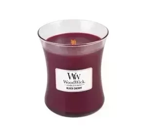 WOODWICK SMALL JAR CANDLE АРОМАТИЧНА СВІЧКА BLACK CHERRY 85Г