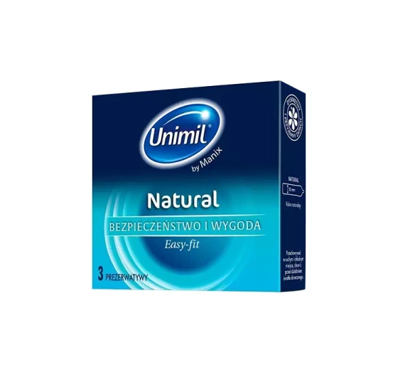 UNIMIL NATURAL+ ПРЕЗЕРВАТИВИ 3 ШТ