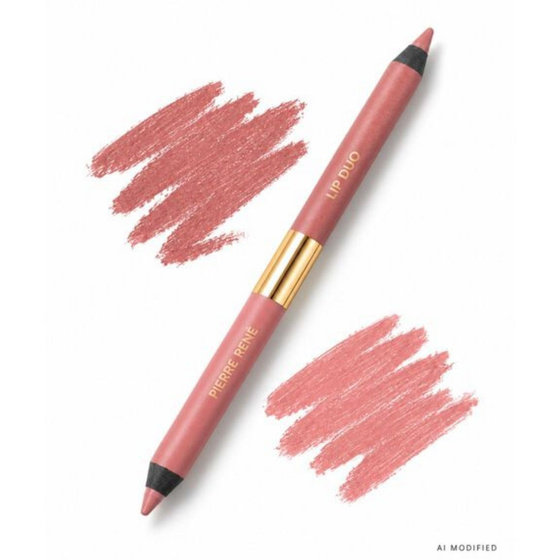 Pierre Rene Lip Duo двойной контурный карандаш для губ 02 2 × 0,5 г