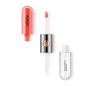  KIKO Milano Unlimited Double Touch двоетапна рідка помада 114 Orange Red 2x3мл