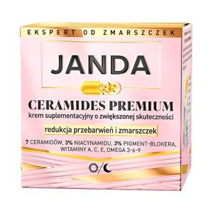 Janda Ceramides Premium крем з підвищеною ефективністю для зменшення змін кольору шкіри та зморшок 50 мл