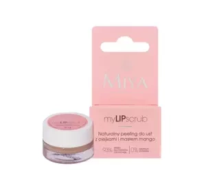 MIYA COSMETICS MY LIP SCRUB НАТУРАЛЬНИЙ СКРАБ ДЛЯ ГУБ З ОЛІЙКАМИ ТА МАСЛОМ МАНГО 10Г
