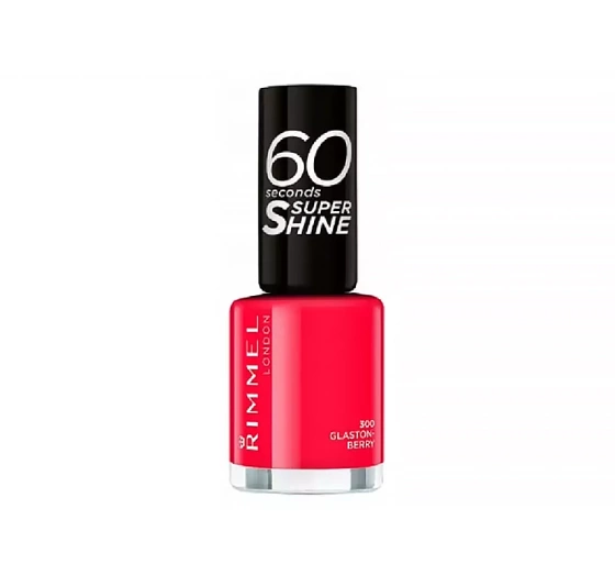 Rimmel 60 Seconds Super Shine лак для нігтів 300 Glaston-Berry 8мл