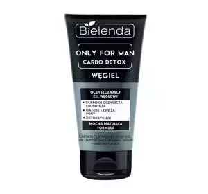 BIELENDA ONLY FOR MAN CARBO DETOX ОЧИЩАЮЩИЙ ГЕЛЬ ДЛЯ УМЫВАНИЯ ЛИЦА 150Г