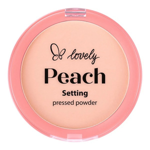Lovely Peach полупрозрачная прессованная пудра для лица 7,5 г