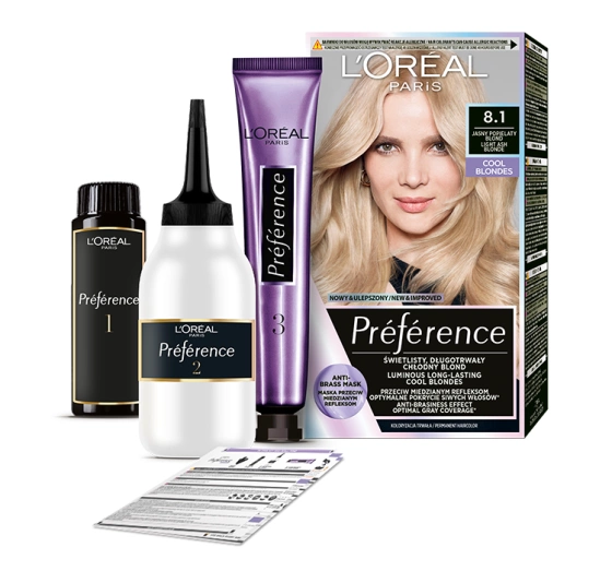 LOREAL RECITAL PREFERENCE ФАРБА ДЛЯ ВОЛОССЯ WBIS 8.1