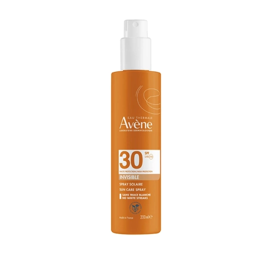 Avene спрей для загара SPF30 Invisible 200мл