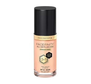 MAX FACTOR FACEFINITY ALL DAY FLAWLESS 3IN1 ВЕГАНСЬКИЙ ТОНАЛЬНИЙ ЗАСІБ C40 LIGHT IVORY 30МЛ
