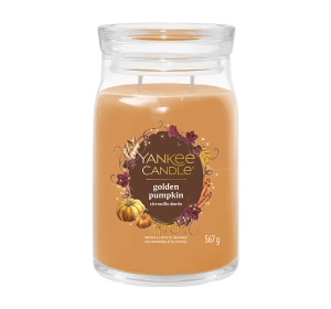 Yankee Candle Signature ароматична свічка Golden Pumpkin 567 г