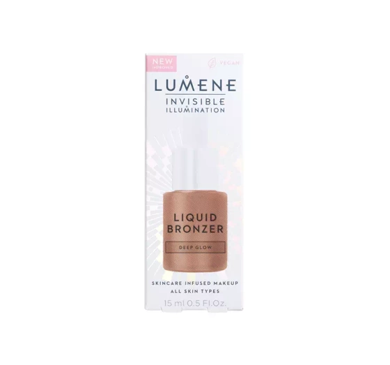 LUMENE INVISIBLE ILLUMINATION LIQUID BRONZER БРОНЗИРУЮЩАЯ СЫВОРОТКА ДЛЯ ЛИЦА DEEP GLOW 15МЛ