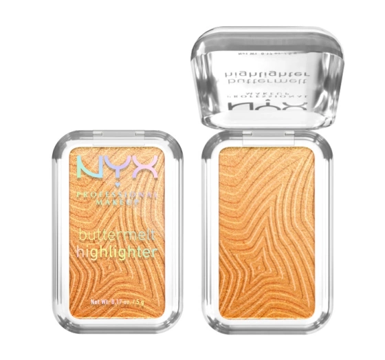 NYX Professional Makeup Buttermelt компактний хайлайтер для обличчя 30 Butta Bling 5 г