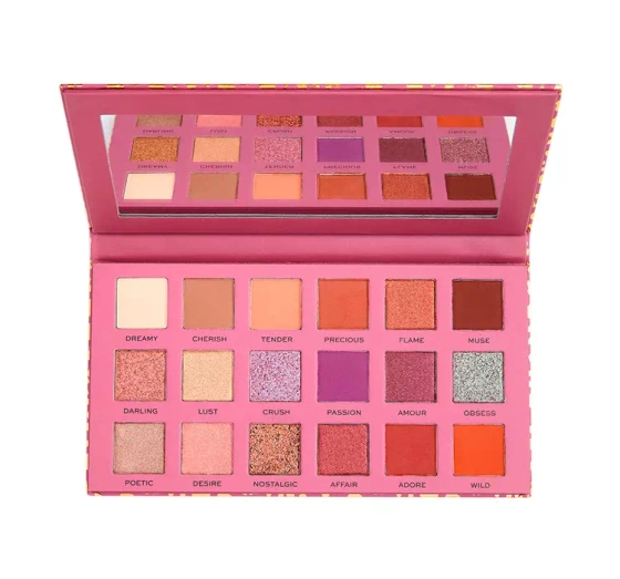 REVOLUTION PRO NEW NEUTRAL ПАЛЕТКА ТІНЕЙ ДЛЯ ПОВІК ROMANCE 18Г