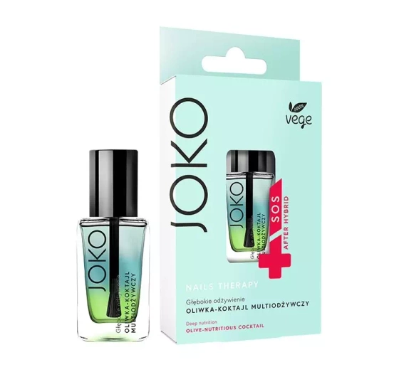 JOKO NAILS THERAPY МУЛЬТИЖИВИЛЬНИЙ КОНДИЦІОНЕР ДЛЯ НІГТІВ ОЛІЯ-КОКТЕЙЛЬ 11МЛ
