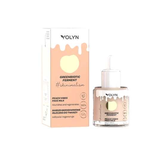 YOLYN GREENBIOTIC FERMENT МОЛОЧКО ДЛЯ ОБЛИЧЧЯ З ПЕРСИКОМ 20МЛ