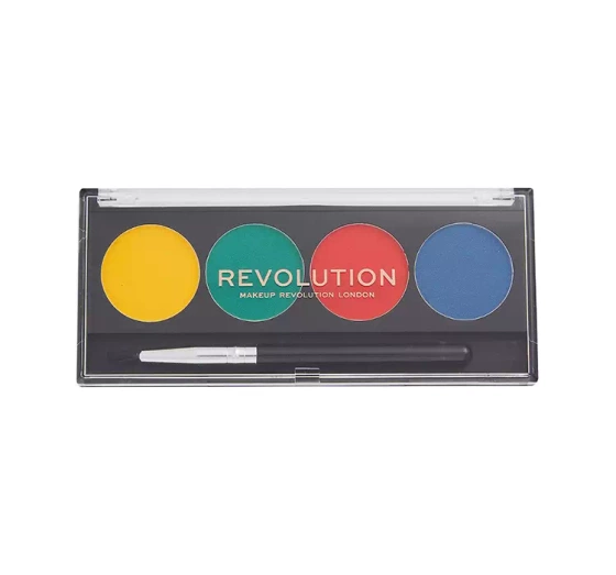 MAKEUP REVOLUTION GRAPHIC LINERS ПАЛЕТКА ГЕЛЕВИХ ПІДВОДОК З ПЕНЗЛИКОМ BRIGHT BABE 5,4Г