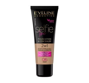 EVELINE SELFIE TIME УВЛАЖНЯЮЩЕЕ ТОНАЛЬНОЕ СРЕДСТВО И КОРРЕКТОР 06 HONEY 30МЛ