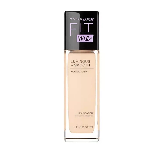 MAYBELLINE FIT ME LUMINOUS + SMOOTH ТОНАЛЬНИЙ ЗАСІБ 105 NATURAL IVORY 30МЛ