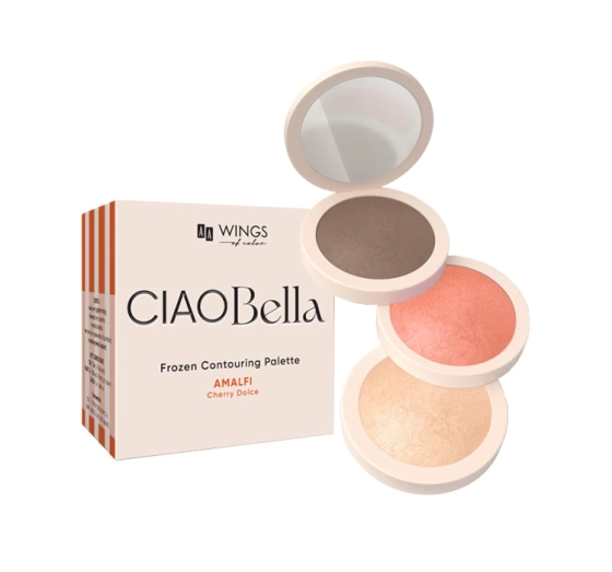 AA CIAO Bella набор для контурирования лица 02 Brunette 3 x 2,5 г