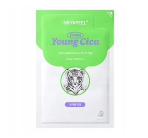 MEDIPEEL Young Cica PDRN Trouble Soothing Mask увлажняющая тканевая маска 25 мл