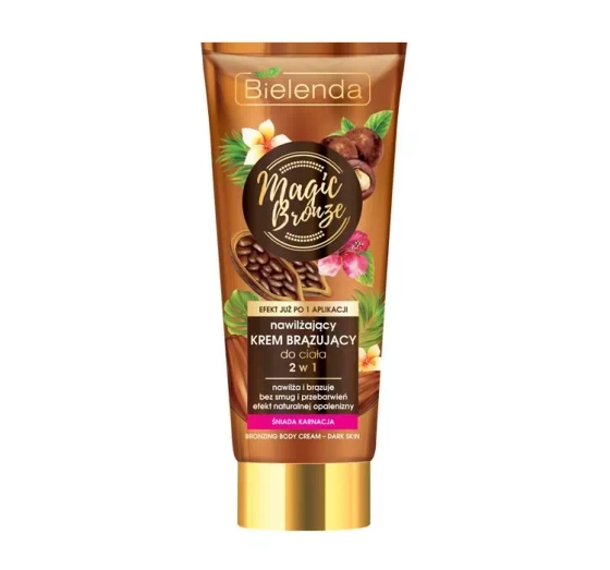 BIELENDA MAGIC BRONZE ЗВОЛОЖУВАЛЬНИЙ КРЕМ ДЛЯ АВТОЗАСМАГИ 2В1 ТЕПЛИЙ ТИП ШКІРИ 200МЛ