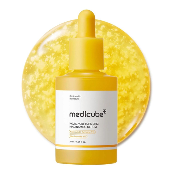Medicube Kojic Acid Turmeric Niacinamide Serum сироватка для вирівнювання тону шкіри з койовою кислотою проти пігментних плям, 30 мл