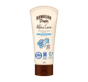 HAWAIIAN TROPIC ALOHA CARE PROTECTIVE SUN LOTION СОЛНЦЕЗАЩИТНЫЙ БАЛЬЗАМ ДЛЯ ЗАГАРА SPF 30 180МЛ