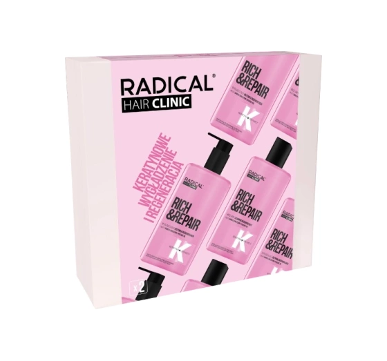 Натисніть на картинку, щоб її збільшити Farmona Radical Hair Clinic набір для волосся відновлювальний шампунь 300 мл + відновлювальний кондиціонер 260 мл