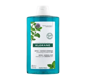 KLORANE DETOX ОЧИЩАЮЧИЙ ШАМПУНЬ З ОРГАНІЧНОЮ М'ЯТОЮ 400МЛ