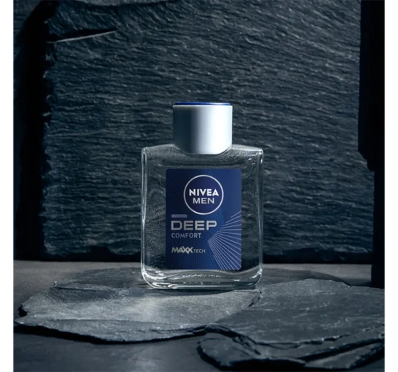 NIVEA MEN DEEP ВОДА ПІСЛЯ ГОЛІННЯ З АКТИВОВАНИМ ВУГІЛЛЯМ 100МЛ