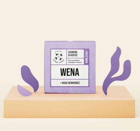 Mydlarnia Cztery Szpaki Wena x Kasia Sienkiewicz натуральный шампунь для волос 75 ​​г
