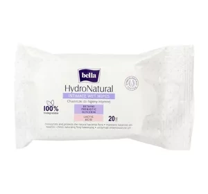 BELLA HYDRONATURAL ВЛАЖНЫЕ САЛФЕТКИ ДЛЯ ИНТИМНОЙ ГИГИЕНЫ 20 ШТУК