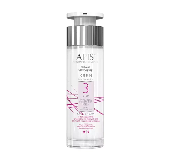 Натисніть на картинку, щоб її збільшити APIS NATURAL SLOW AGING КРЕМ ДЛЯ ОБЛИЧЧЯ STEP 3 50МЛ