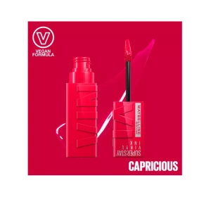 MAYBELLINE SUPERSTAY VINYL INK ВИНИЛОВАЯ ПОМАДА ДЛЯ ГУБ 45 CAPRICIOUS 4,2МЛ