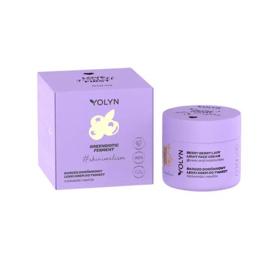 YOLYN GREENBIOTIC FERMENT VERY BERRYЛЕГКИЙ КРЕМ ДЛЯ ОБЛИЧЧЯ 50МЛ