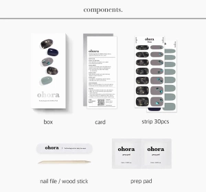 OHORA ГЕЛЕВІ НАКЛЕЙКИ ДЛЯ НІГТІВ SANSOO