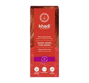 KHADI NATURAL HAIR COLOR ХНА ДЛЯ ФАРБУВАННЯ ВОЛОССЯ PURE HENNA