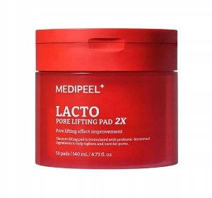 MEDIPEEL Lacto Pore Lifting Pad 2X ліфтингуючі патчі для обличчя 50 штук
