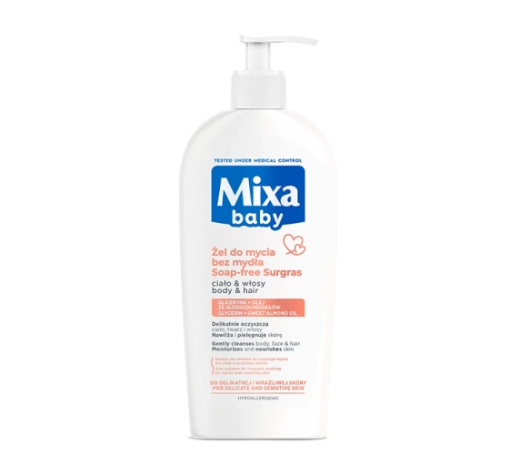 MIXA BABY ШАМПУНЬ И ЖИДКОСТЬ ДЛЯ КУПАНИЯ 2В1 250МЛ